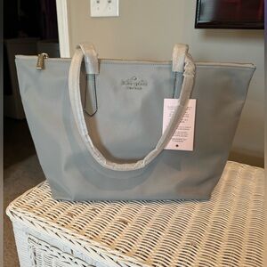 Kate Spade Kitt the Little Better Nylon Tote in Avalon Mist ♠️